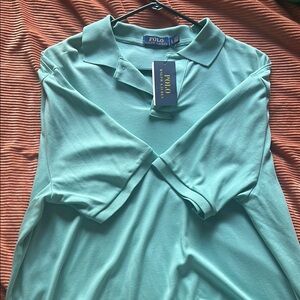 Polo by Ralph Lauren Men’s Aqua Polo Shirt